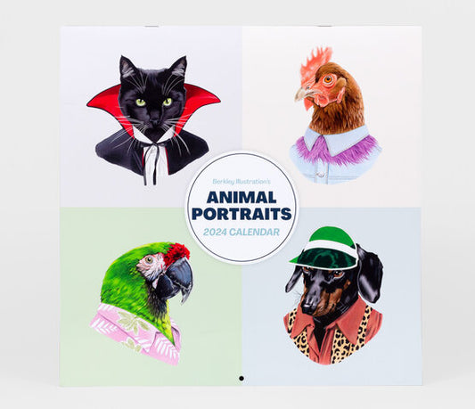 Animal Portraits 2024 Calendar