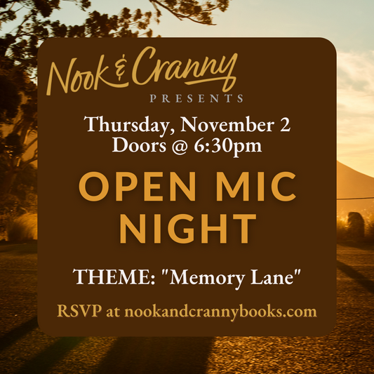 Spoken Word Open Mic: "Memory Lane"