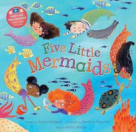 Five Little Mermaids by Sunny Scribens & Barbara Vagnozzi (Illus)