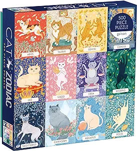 Cat Zodiac Puzzle - 500 pc